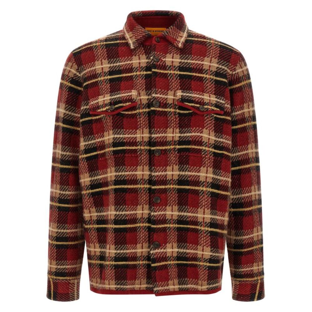Guest in Residence Red Cashmere Men's Blouse